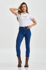 CAMISETA SLIM MEIA MALHA PENTEADA ESTAMPADA 51136 - TXC