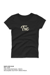 CAMISETA SLIM MEIA MALHA PENTEADA ESTAMPADA 51248 - TXC