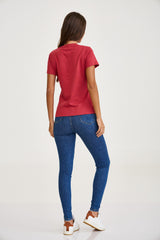 CAMISETA SLIM MEIA MALHA PENTEADA ESTAMPADA 51248 - TXC
