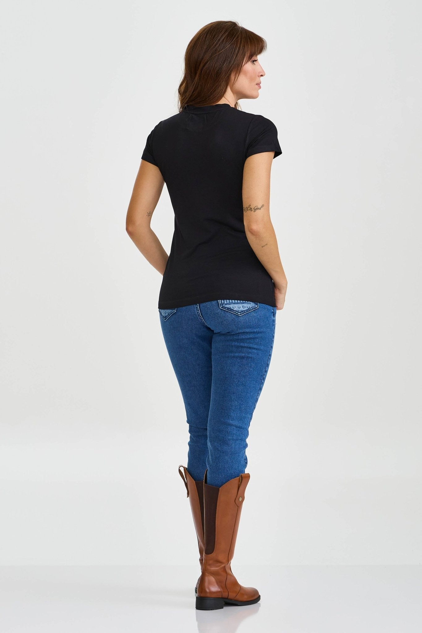 CAMISETA SLIM MOLETOM BORDADA 51120 - TXC