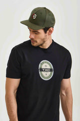 CAMISETA X SIZE MEIA MALHA PENTEADA ESTAMPADA 192426P - TXC