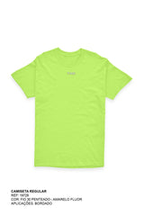 CAMISETA X - SIZE REGULAR MEIA MALHA PENTEADA BORDADA 19729P - TXC