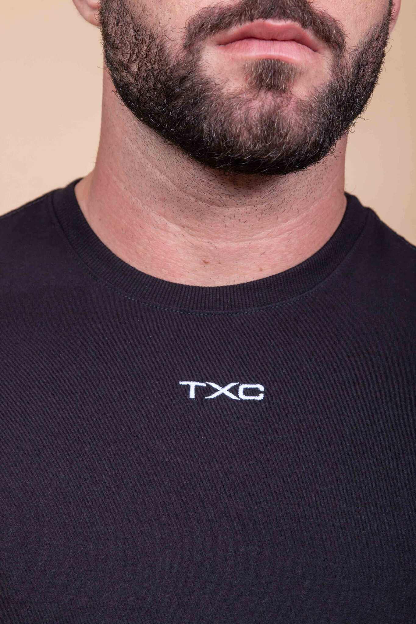 CAMISETA X - SIZE REGULAR MEIA MALHA PENTEADA BORDADA 19729P - TXC