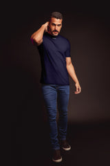 CAMISETA X - SIZE REGULAR MEIA MALHA PENTEADA BORDADA 19729P - TXC