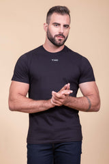 CAMISETA X - SIZE REGULAR MEIA MALHA PENTEADA BORDADA 19729P - TXC