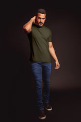 CAMISETA X - SIZE REGULAR MEIA MALHA PENTEADA BORDADA 19729P - TXC