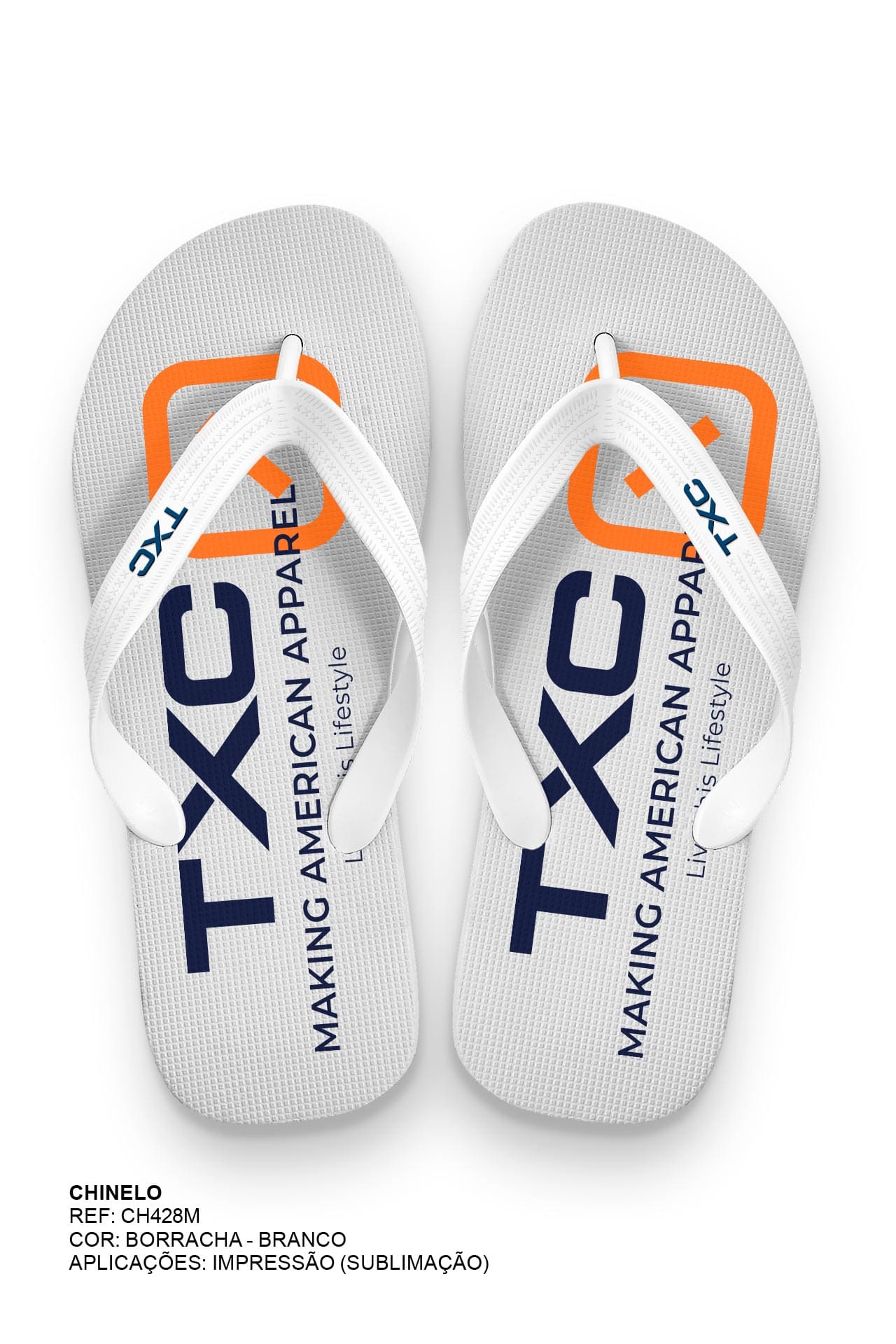 CHINELO TIRAS BORRACHA ESTAMPADO CH428M