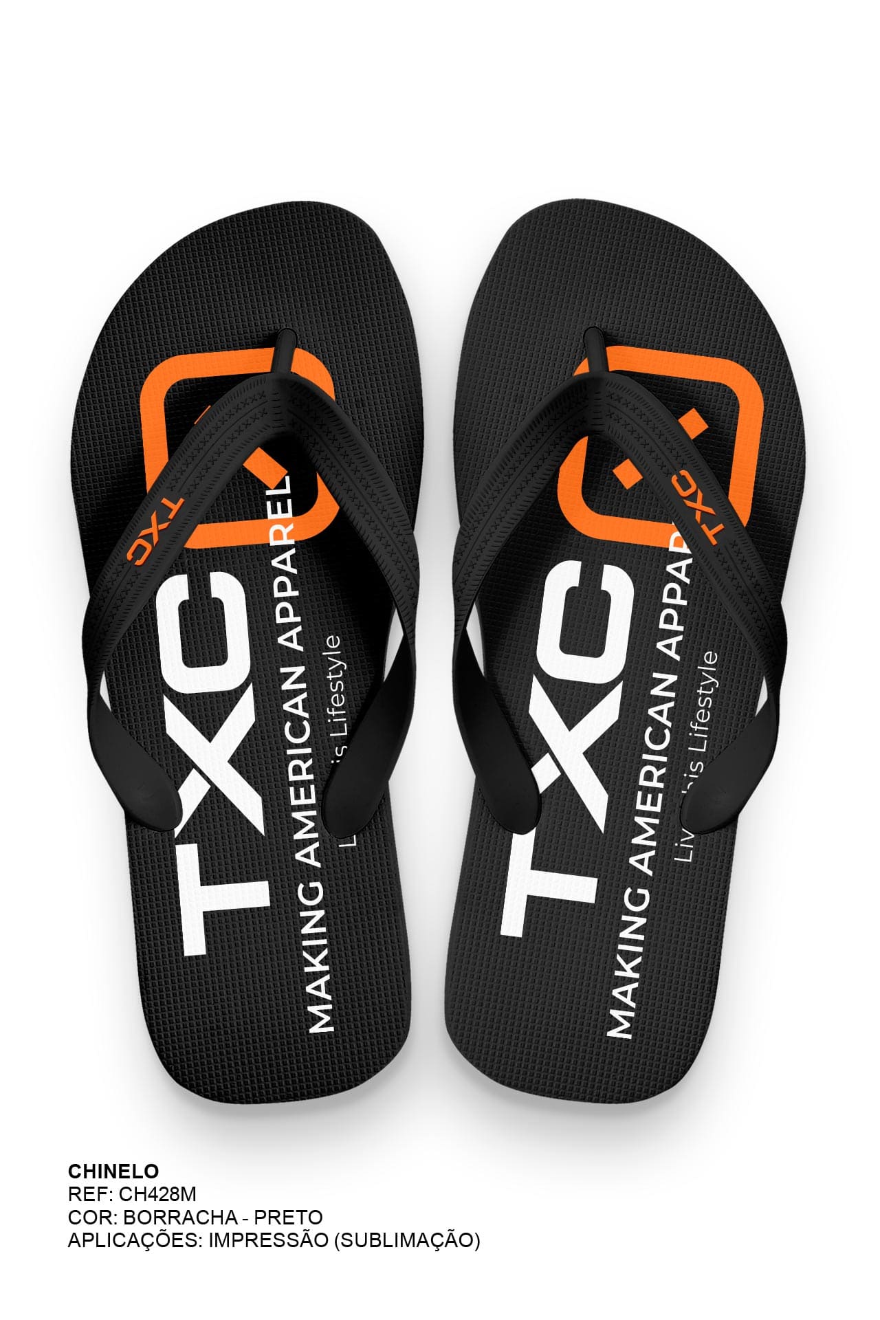 CHINELO TIRAS BORRACHA ESTAMPADO CH428M