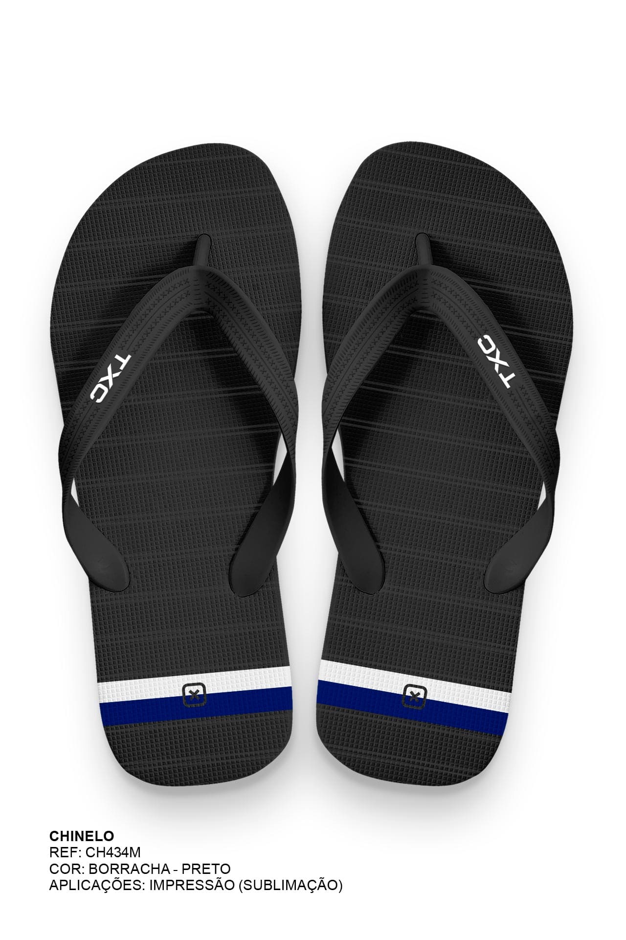 CHINELO TIRAS BORRACHA ESTAMPADO CH434M