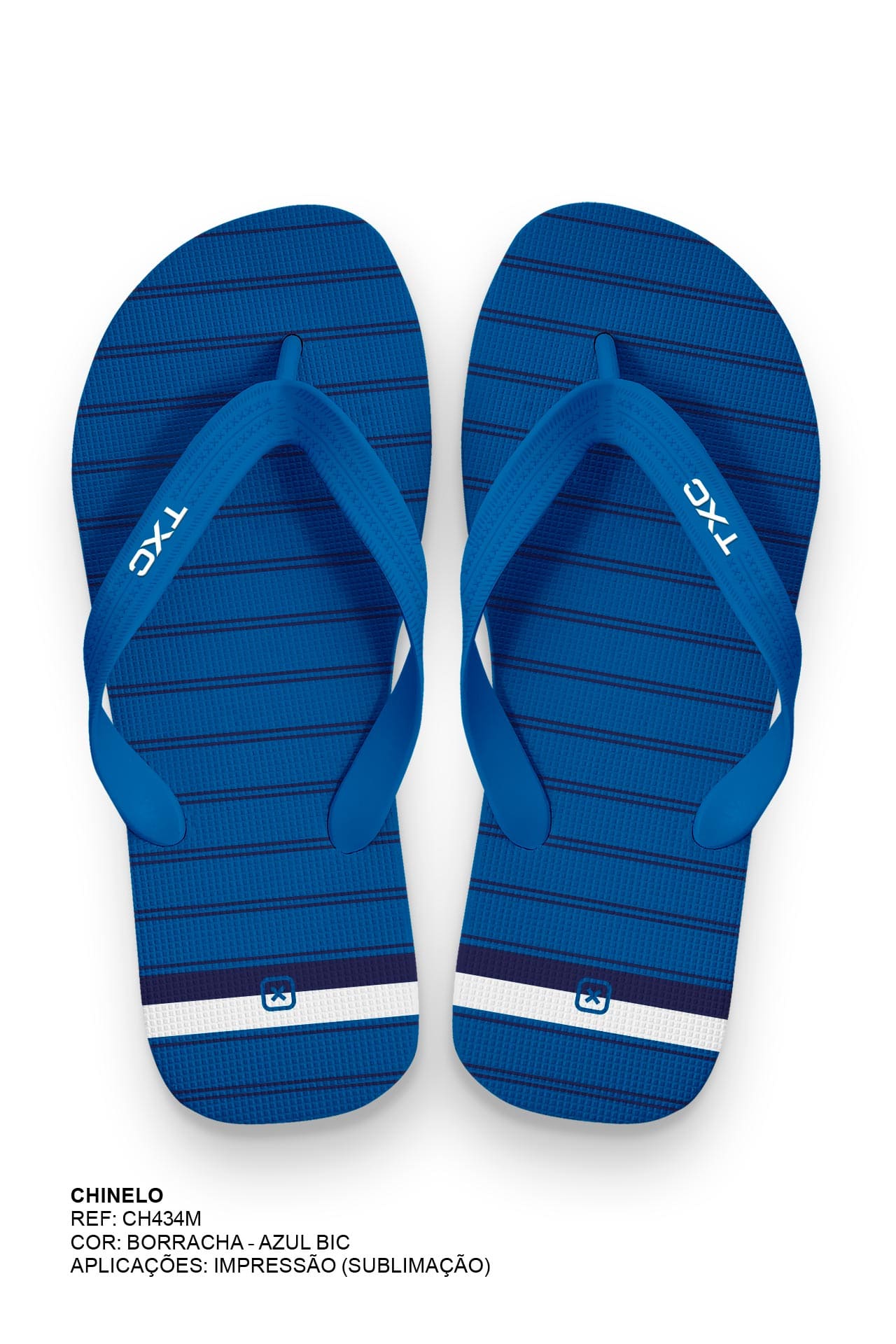 CHINELO TIRAS BORRACHA ESTAMPADO CH434M