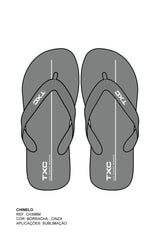 CHINELO TIRA BORRACHA ESTAMPADO CH398M - TXC