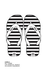 CHINELO TIRA BORRACHA ESTAMPADO CH404M - TXC