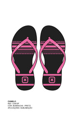 CHINELO TIRA BORRACHA ESTAMPADO CH415F - TXC