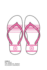 CHINELO TIRA BORRACHA ESTAMPADO CH415F - TXC