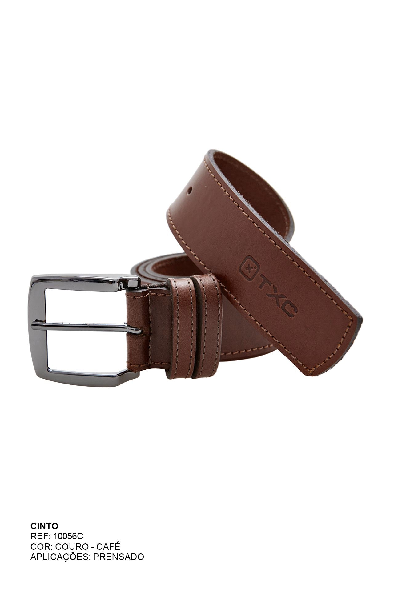 CINTO COURO ESTAMPADO 10056C - TXC