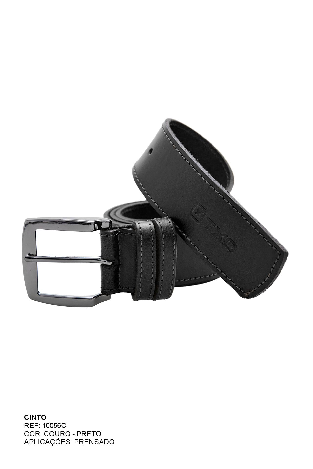 CINTO COURO ESTAMPADO 10056C - TXC