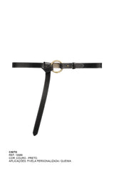 CINTO COURO FIVELA METAL 10089 - TXC