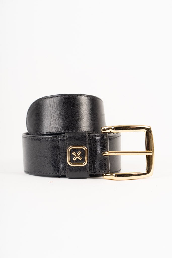 CINTO COURO LOGO VAZADA 10087 - TXC