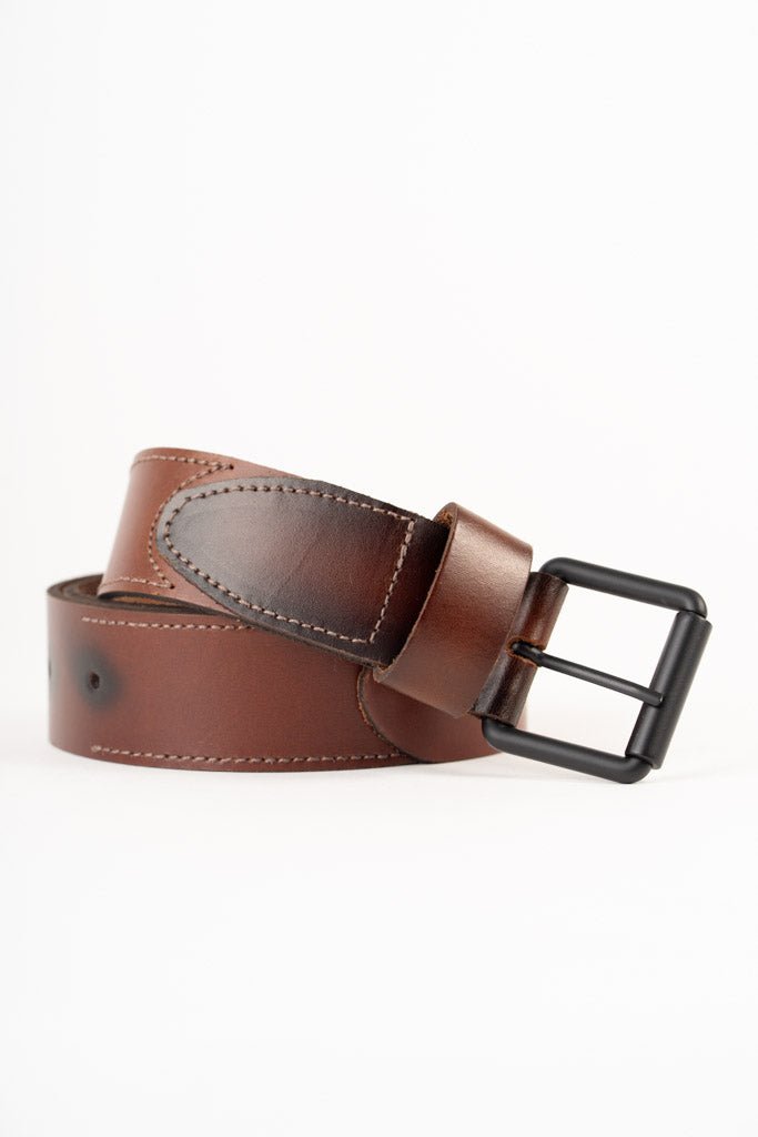 CINTO FIVELA METAL REDONDA COURO 100103 - TXC