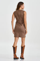 VESTIDO TUBINHO MALHA COM PLAQUINHA 40074V - TXC