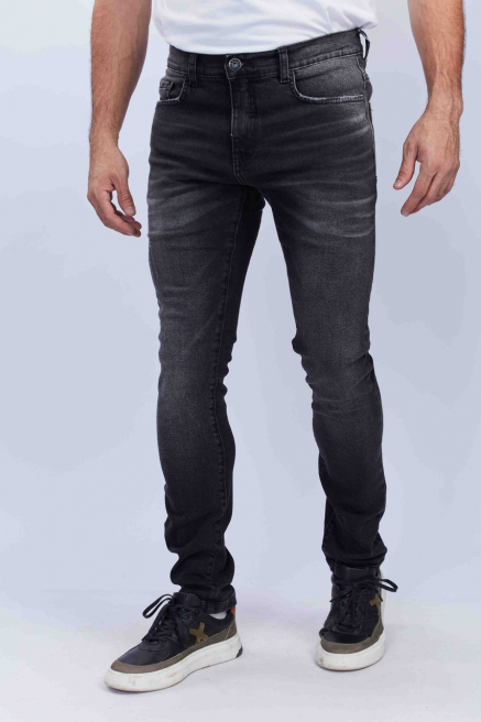 Calça Jeans Skinny Masculina Grafite - 18056