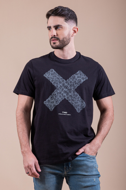 Camiseta Masculina Estampada Regular Fit | 191990