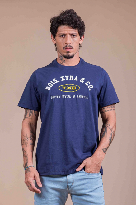 Camiseta Masculina Estampada Regular fit | 192027