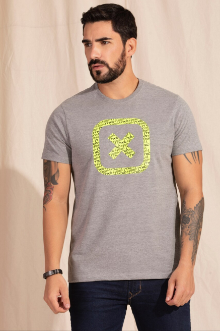 Camiseta masculina Logo TXC em contraste | 191770