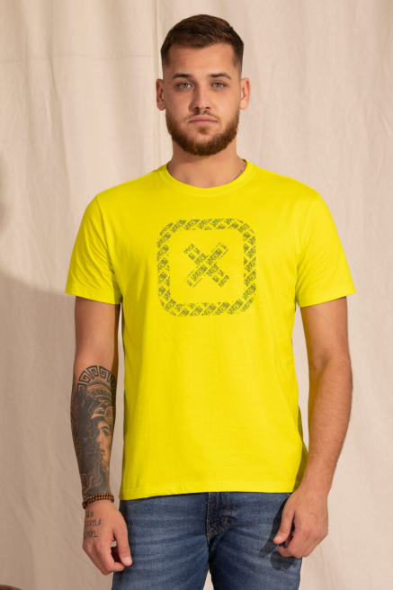 Camiseta masculina Logo TXC Amarelo Limão | 191783