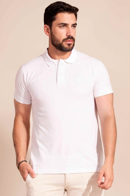 Camisa Gola Polo Classic Bordada - 6337