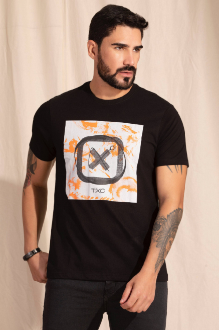 Camiseta masculina Logo TXC aquarela | 191838